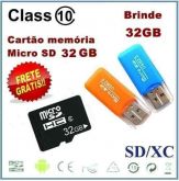 Cartão Memória Micro SD 32GB- Frete Grátis