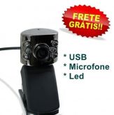Web Cam 8.0 MP , Led, Sensor  -  Frete Grátis